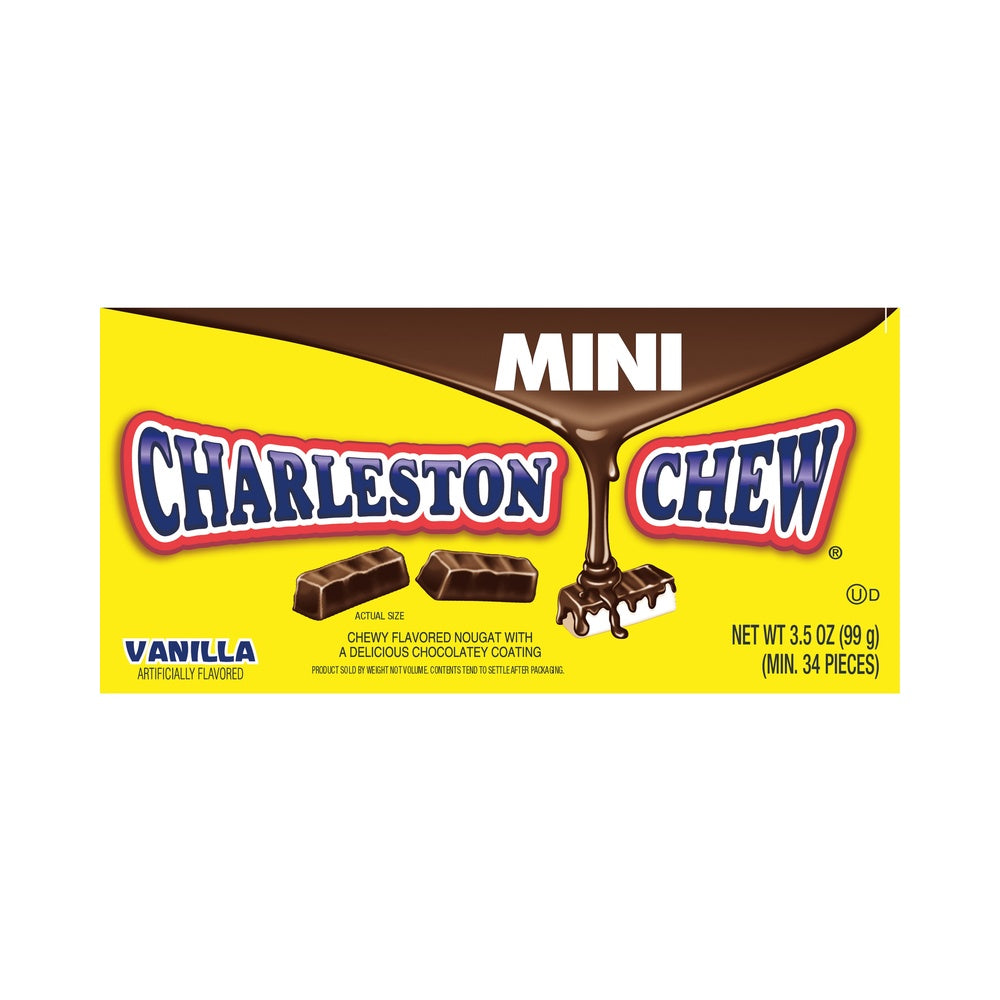 Charleston Chew Vanilla Mini Theater Box 3.5oz (99g)