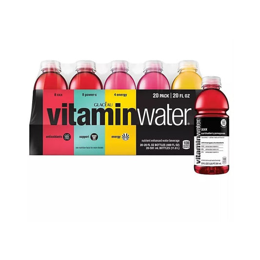 Glaceau Vitaminwater Variety Pack 20oz (590ml)