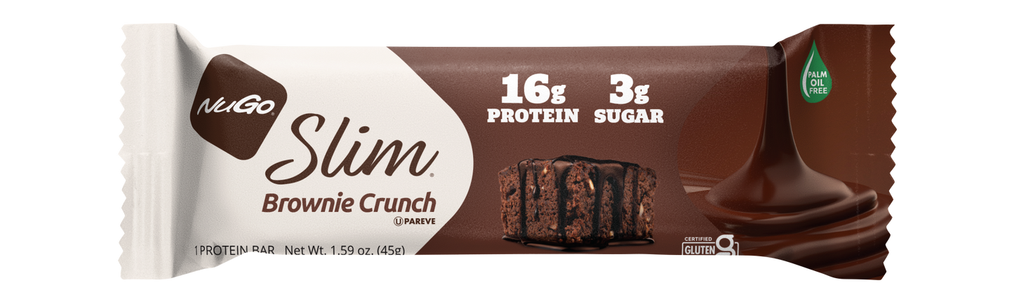 NuGo Slim Dark Brownie Crunch 1.59oz (45g)