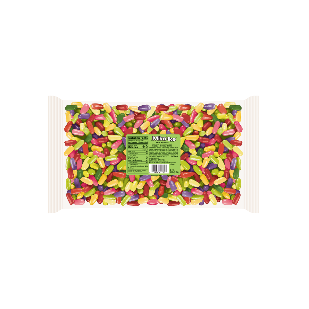 Mike & Ike Mega Mix Sour Bulk 5lbs (2.27kg) - Candybase