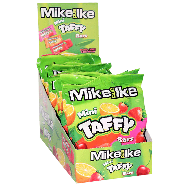 Mike & Ike Mini Taffy Peg Bag 3.8oz (108g) - Candybase