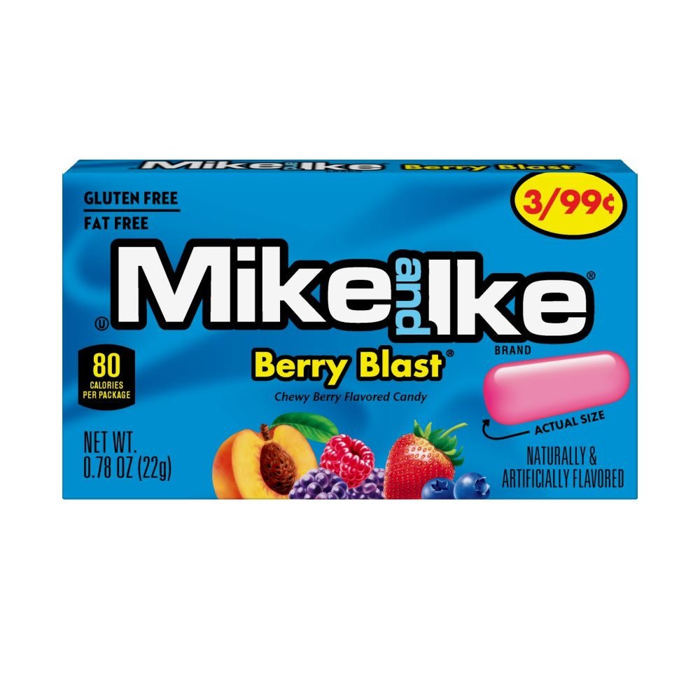 Mike & Ike Priced Berry Blast 0.78oz (22g) - Candybase