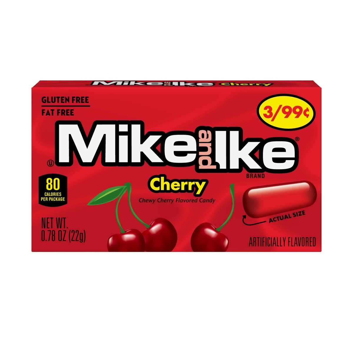 Mike & Ike Priced Cherry 0.78oz (22g) - Candybase