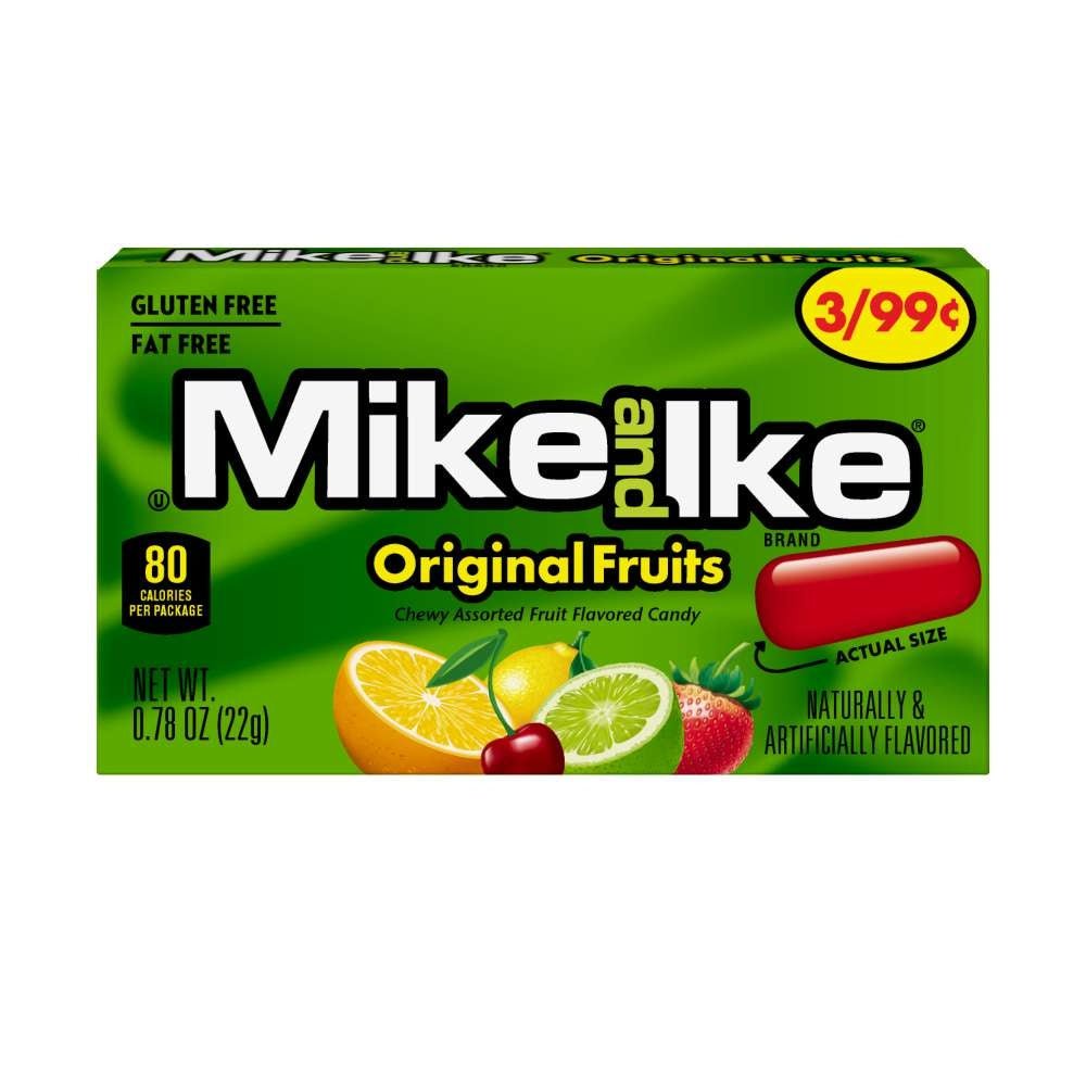 Mike & Ike Priced Original Fruits 22g - Candybase