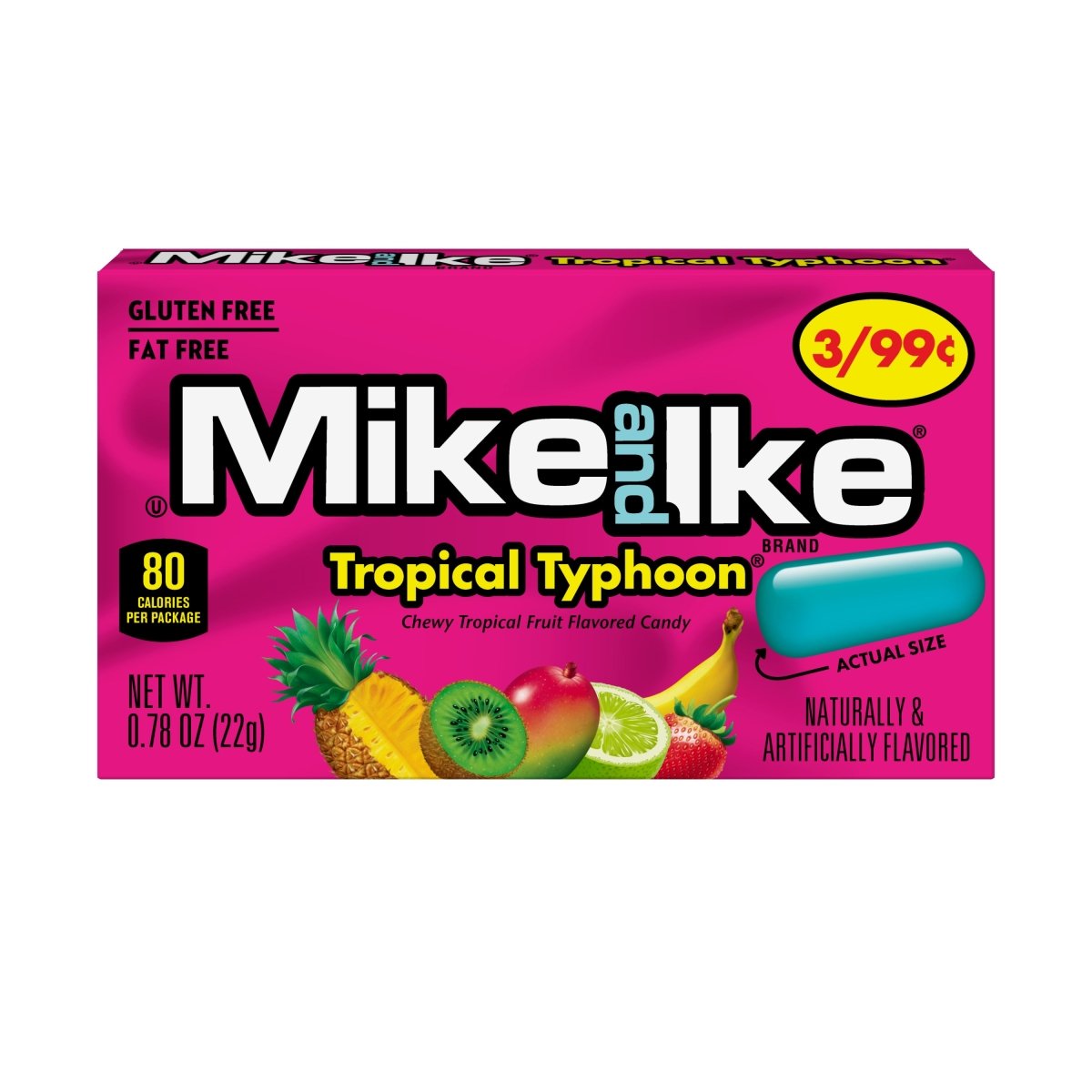 Mike & Ike Priced Tropical Typhoon 0.78oz (22g) - Candybase