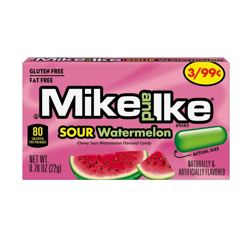 Mike & Ike Priced Watermelon 0.78oz (22g) - Candybase