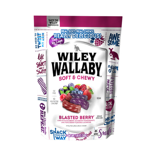 Wiley Wallaby Blasted Berry Licorice 7.05oz (200g)