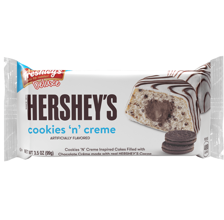 Mrs. Freshley's Hershey's Cookies & Creme Cakes 2's 3.5oz (99g) - Candybase