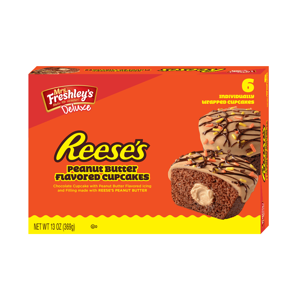 Mrs. Freshley's Reese's Chocolate Cupcakes 13oz (396g) - Candybase