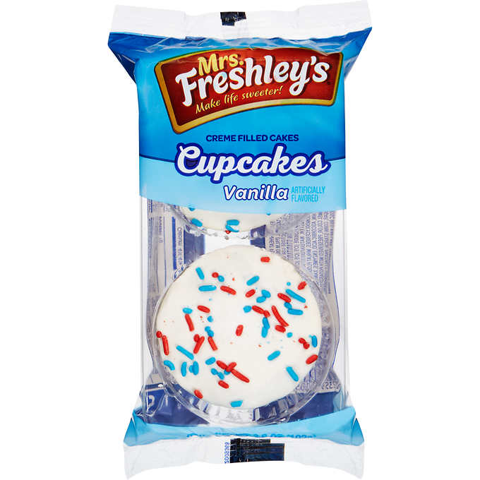 Mrs. Freshley's Vanilla Cupcake With Sprinkles 3.6oz (102g) - Candybase