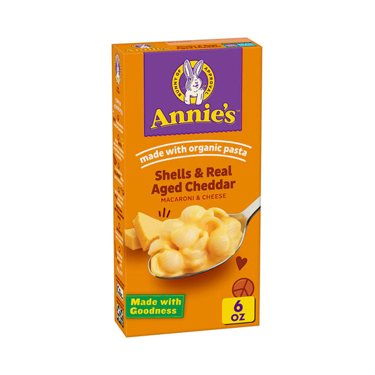 Annie's Shells & Aged Cheddar Mac & Cheese 6oz (170g)