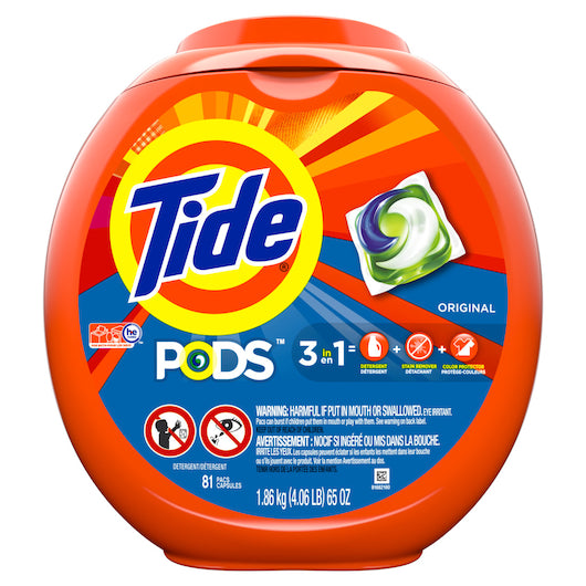 Tide HE Liquid Pods Original 3in1 65oz (2.01kg)