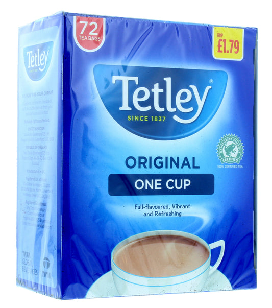 Tetley One Tea Bags 72'S PM£1.79