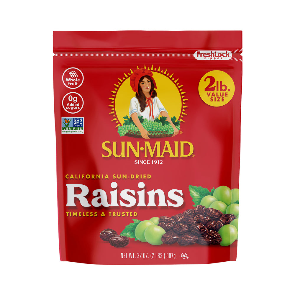 Sunmaid California Sun Dried Raisins Bag 32oz (907g)