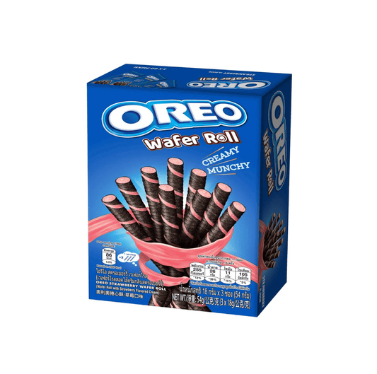 Oreo Wafer Roll Strawberry 54g - Candybase