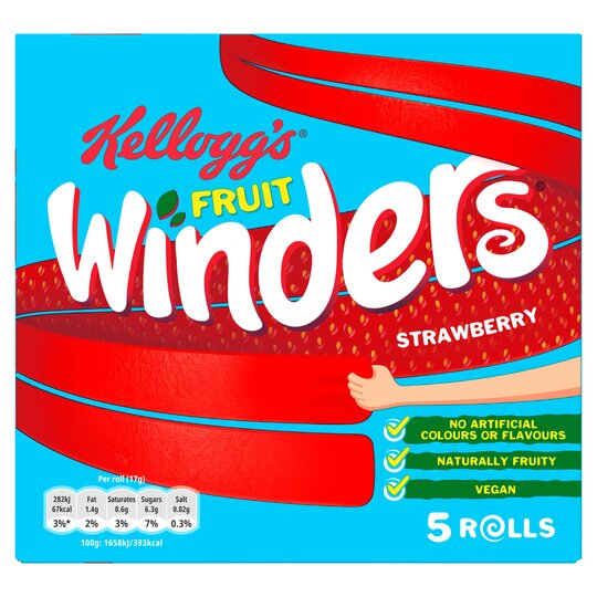 Kellogg's Winders Strawberry 17g x 5