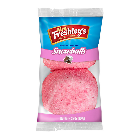 Mrs Freshly's Pink Snowballs 4.25oz (120g)