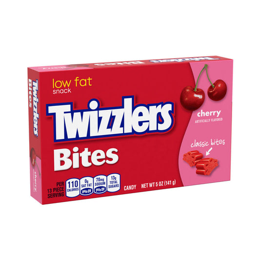 Twizzlers Big Box Cherry Classic Bites 5oz (141g)