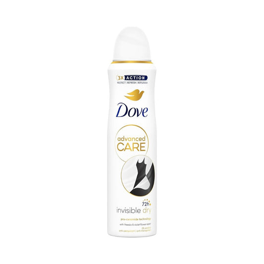 Dove AC AP Spray Invisible Dry 72 Hour 150ml