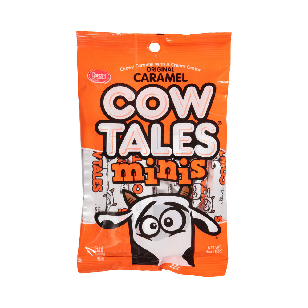 Goetze's Mini Cow Tales Caramel Peg Bag 4oz (113g)