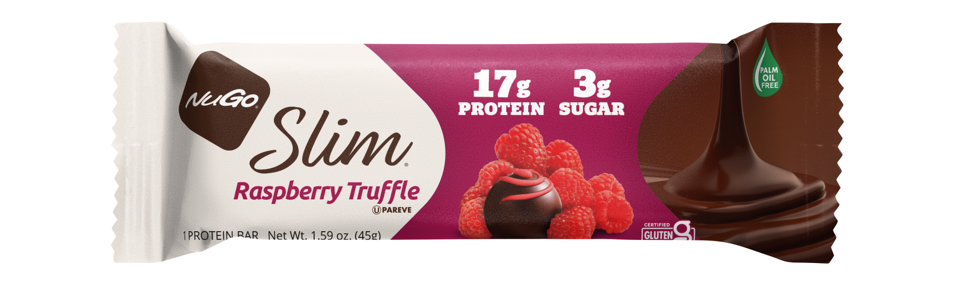 NuGo Slim Raspberry Truffle 1.59oz (45g)