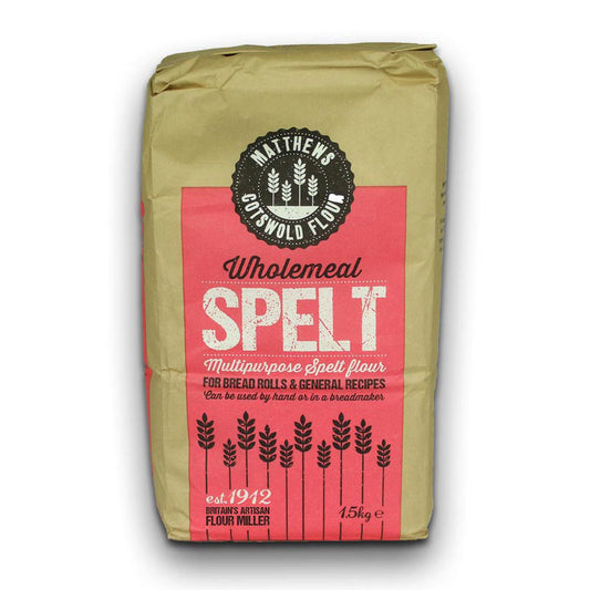 Matthews Cotswold Wholemeal Spelt Flour 1.5kg