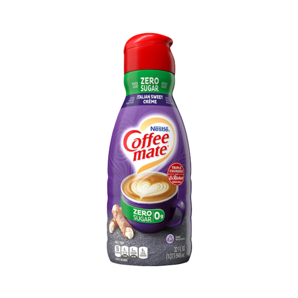 Nestle Coffee Mate Italian Sweet Sugar Free Creamer 32oz (946ml)