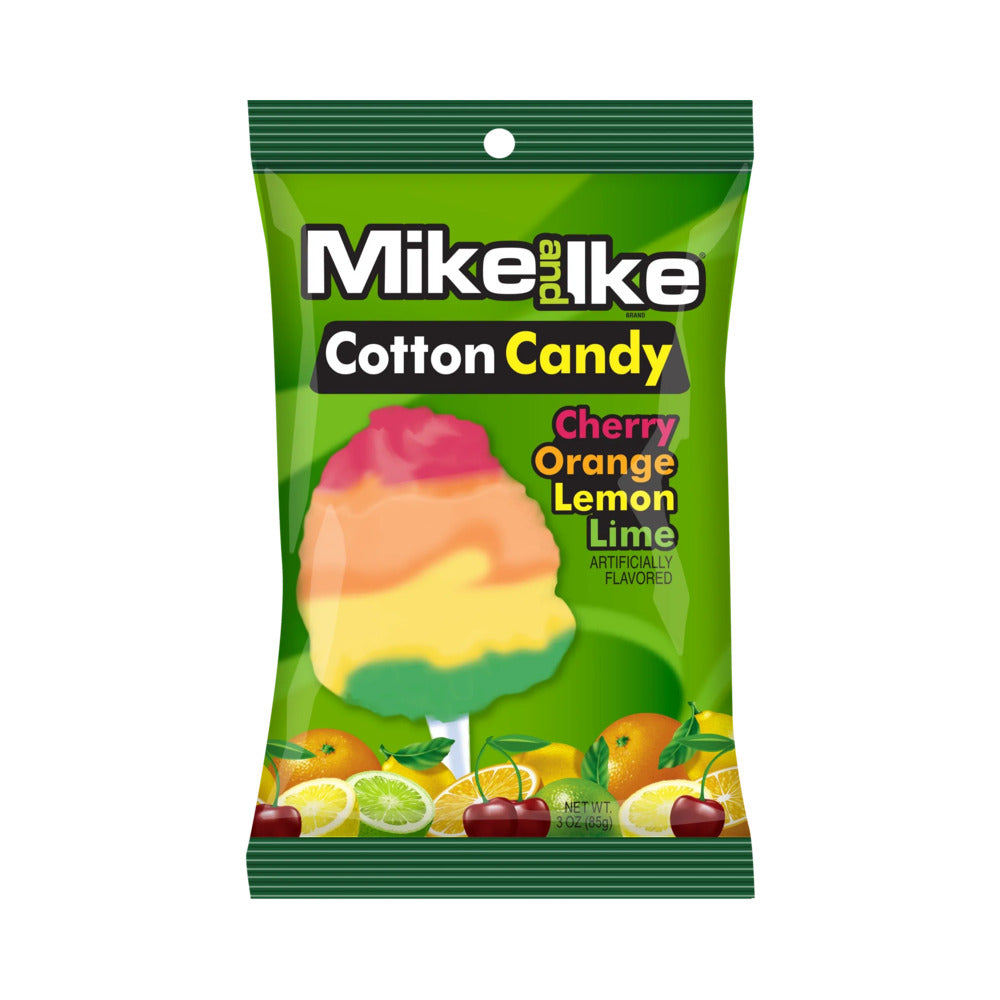 Mike & Ike Cotton Candy Peg Bag 3oz (85g)