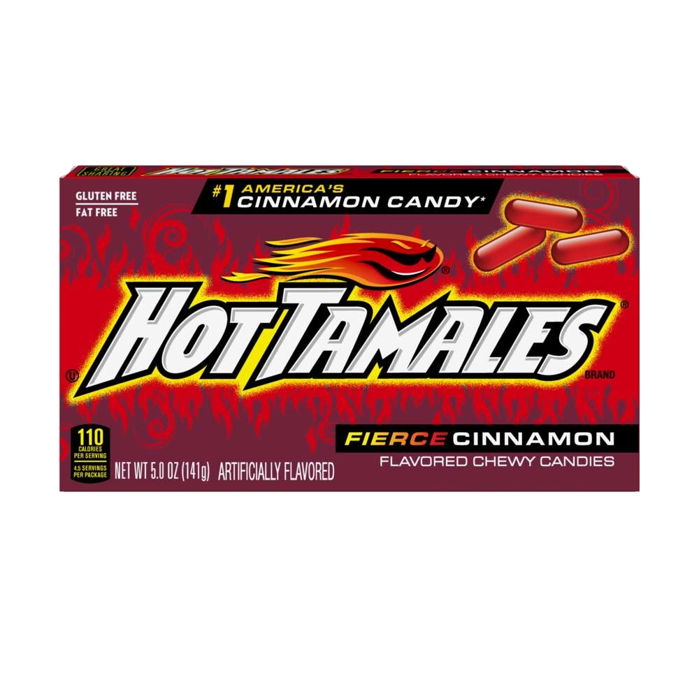 Hot Tamales Fierce Cinnamon Theater Box 4.25oz (120g)