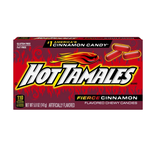 Hot Tamales Fierce Cinnamon Theater Box 4.25oz (120g)