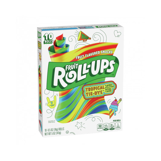 Fruit Roll Ups Tropical Tie Dye 10s 5oz (141g)