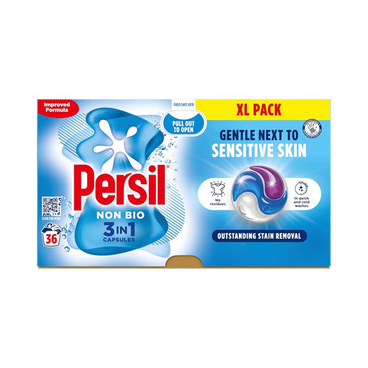 Persil 3 in 1 Non Bio Capsules 36's