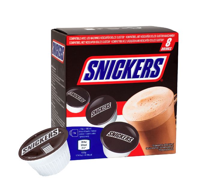 Snickers Hot Chocolate Pods 120g - Candybase