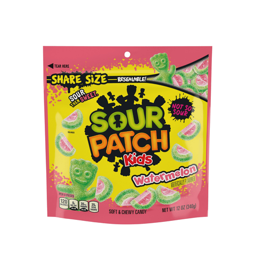 Sour Patch Watermelon Kids Share Size 12oz (340g) - Candybase