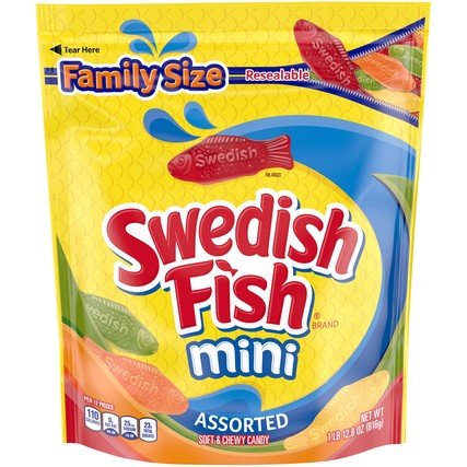 Swedish Fish Mini Assorted 1.8lb (816g) - Candybase