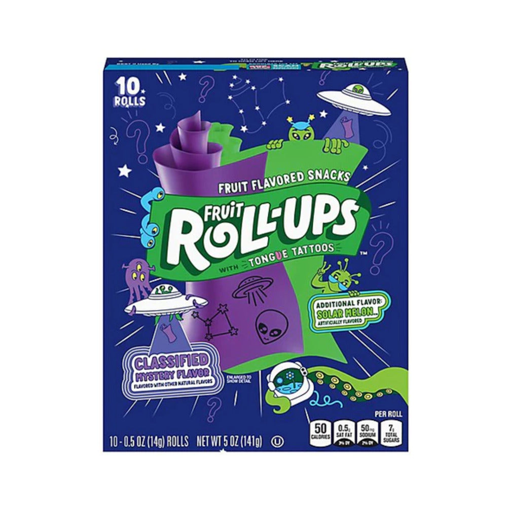 Fruit Roll Ups Mystery Flavor and Solar Melon 10's