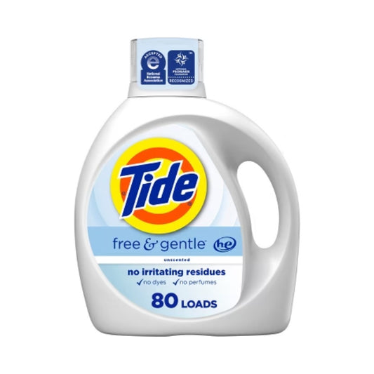Tide Liquid Free & Gentle 80w