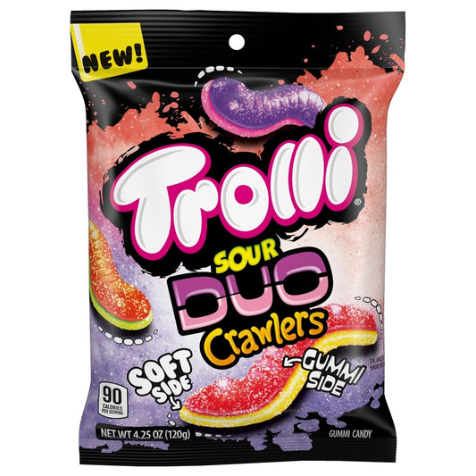 Trolli Sour Duo Crawlers Peg Bag 4.25oz (120g) - Candybase