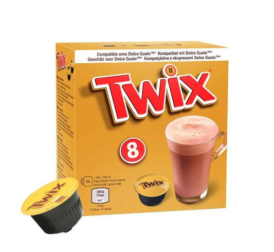 Twix Hot Chocolate Pods 120g - Candybase