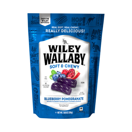 Wiley Wallaby Blueberry Pomegranate Licorice 7.05oz (200g)