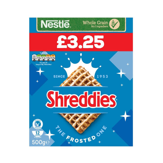 Nestle Frosted Shreddies p.m. £3.25 500g