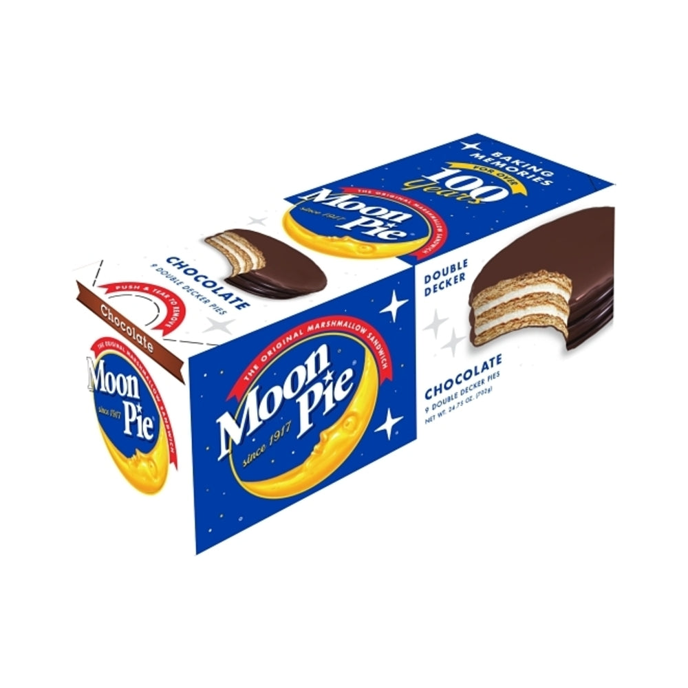 Moon Pie Double Decker Chocolate 2.75oz (77g) BBE: 09/03/2026