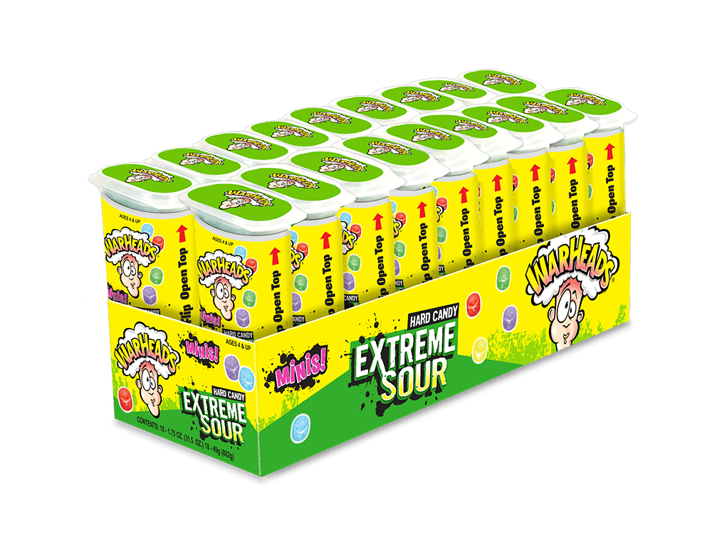 Warheads Extreme Sour Hard Candy 1.75oz (49g) - Candybase