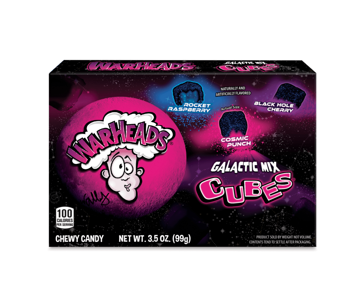 Warheads Galactic Cubes Theater Box 3.5oz (99g) - Candybase