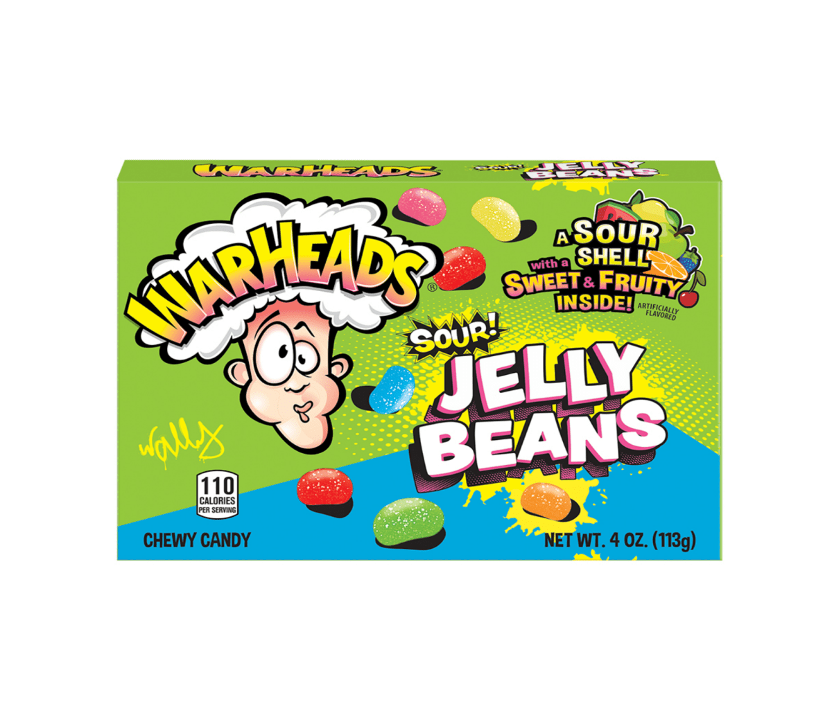 Warheads Jelly Beans Theater Box 4oz (113g) - Candybase