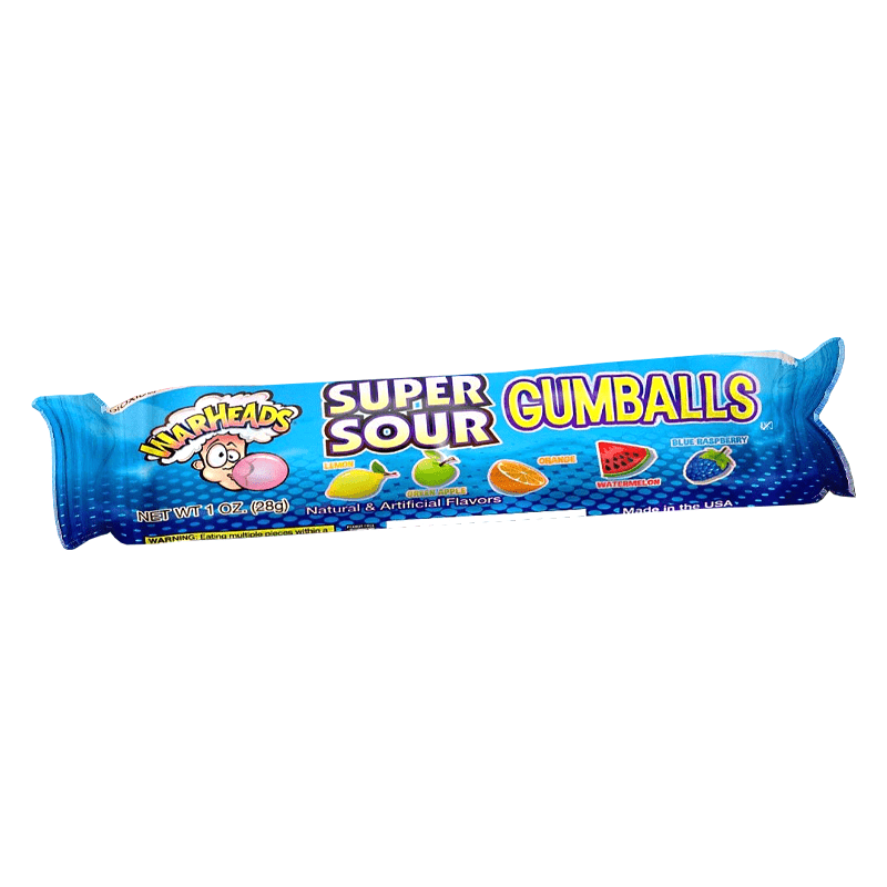 Warheads Super Sour 5 - Ball Tube 1oz (28g) - Candybase