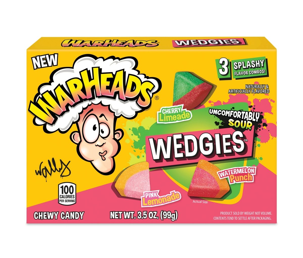 Warheads Wedgies Theater Box 3.5oz (99g) - Candybase