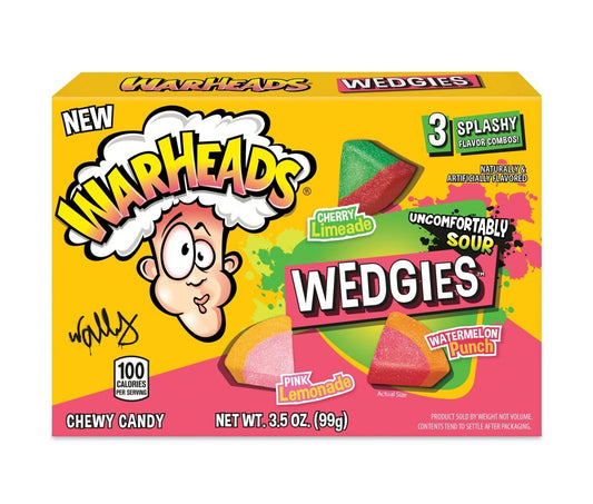 Warheads Wedgies Theater Box 3.5oz (99g) - Candybase