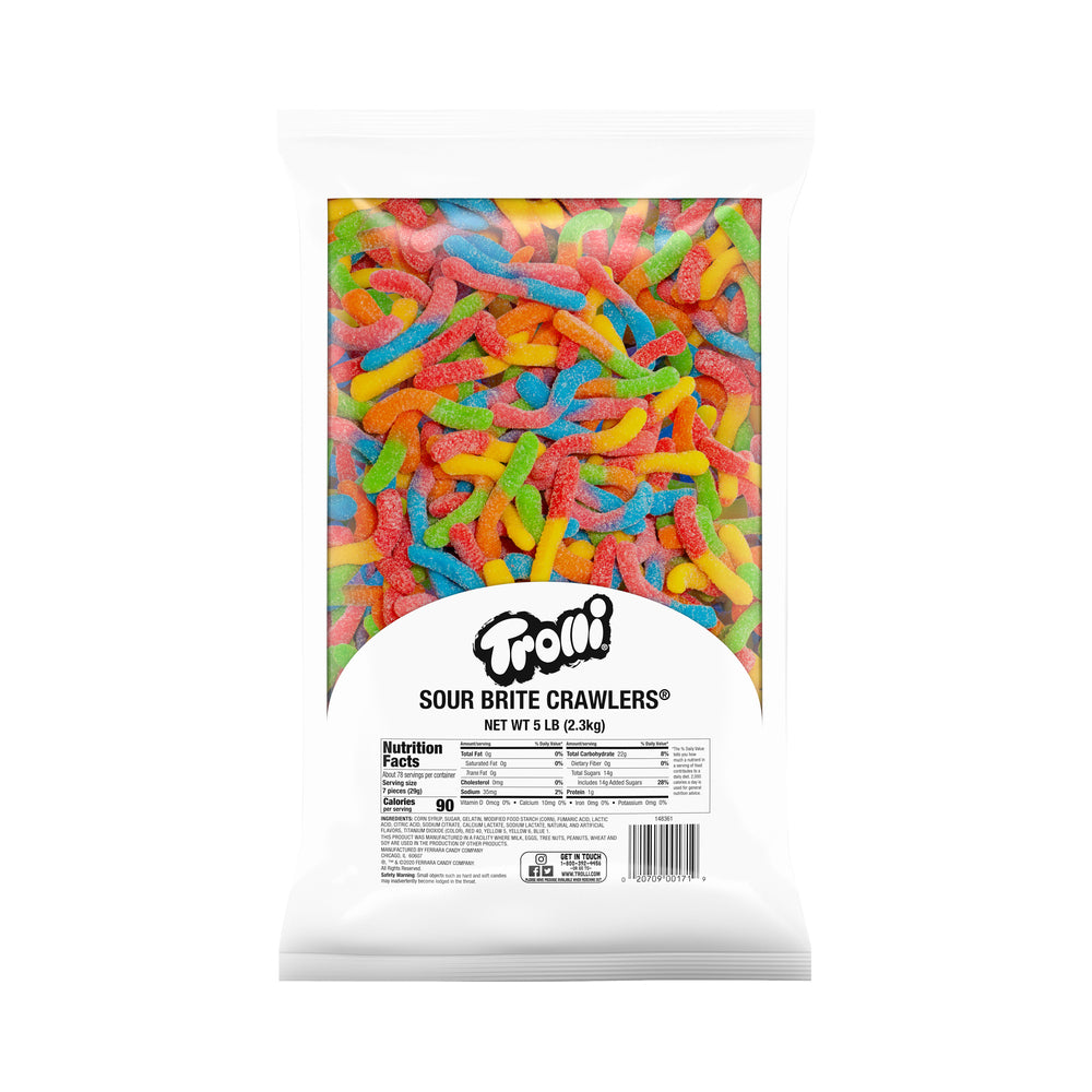 Trolli Sour Brite Crawler Bulk 5lb (2.27kg)