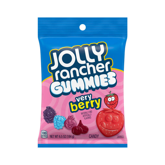 Jolly Rancher Gummies Very Berry Peg Bag 6.5oz (184g)